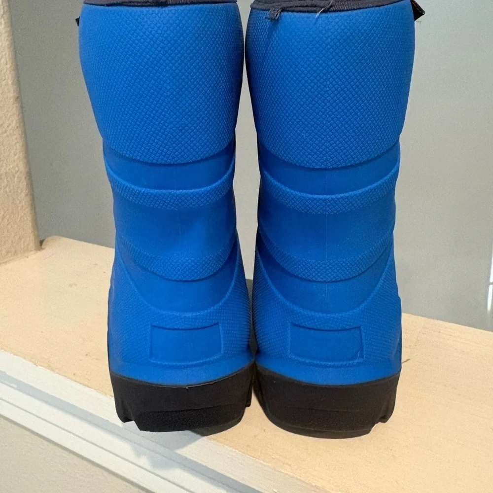 HISEA Kids Rain Boots Boys Girls Waterproof Outdoor Playing Rubber Boot Sz 5